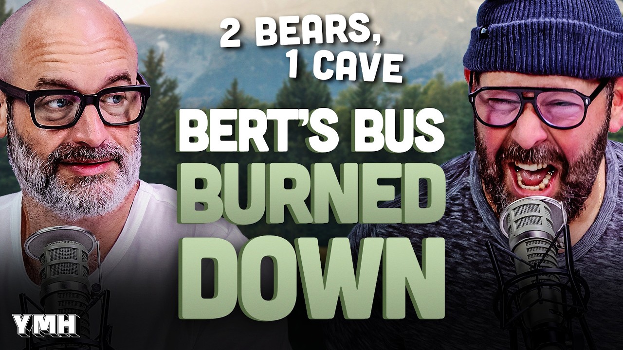 Somethings Burning And It's Bert's Bus | 2 Bears, 1 Cave